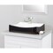 Novatto Porcelain Vessel Sink Combo with Brushed Nickel Faucet, Drain and Sealer NSFC-01134BW002BN - alternate 3